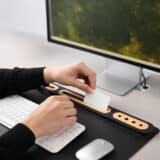 SOFTIDESK ORGANIZER - Eco-Friendly Desk Mat with Bamboo Holders for Ultimate Organization - Image 10