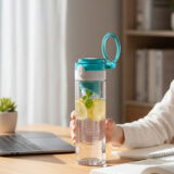 TRITAN BOTTLE - 750ml Transparent Water Bottle with Built-in Filter - Image 5