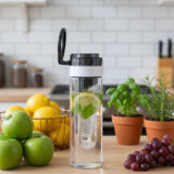 TRITAN BOTTLE - 750ml Transparent Water Bottle with Built-in Filter - Image 13