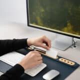 SOFTIDESK ORGANIZER - Eco-Friendly Desk Mat with Bamboo Holders for Ultimate Organization - Image 2