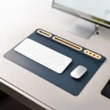 SOFTIDESK ORGANIZER - Eco-Friendly Desk Mat with Bamboo Holders for Ultimate Organization - Image 11