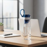 TRITAN BOTTLE - 750ml Transparent Water Bottle with Built-in Filter - Image 10