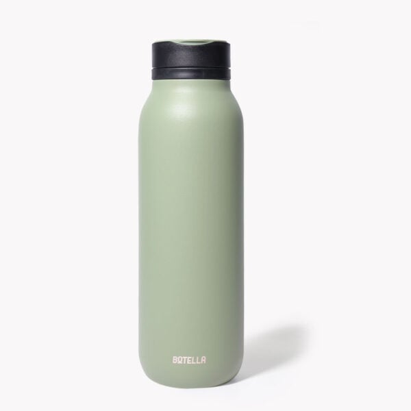 B_900ml_GREEN1 BOTELLA PRO - 900ml Multi-Functional Drink Bottle with Magnetic Phone Loop - Image 31
