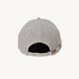 ROMA Grey - High-Quality 6-Panel Cap with Adjustable Velcro Closure - Image 3