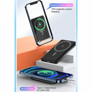 PORTIBANK: 5000mAh Ultra Slim MagSafe Power Bank - Fast Wireless Charging with Smart Protection - Image 6