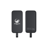 CABLE POWER Black:  10,000mAh Fast Charging PD Power Bank with Light-Up Logo & Cable - Image 3
