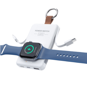 RING POWER: 5000mAh Power Bank with Built-In Cables & Wireless Charging for Apple and Samsung Watches - Image 5