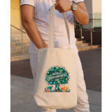 CANVAS TOTE - Durable Natural Fabric Tote Bag with Inside Pocket - Image 2