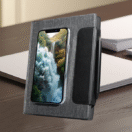 FLAPNOTE PEN Dark Grey - Notebook with 5W Magnetic Wireless Charger - Image 2