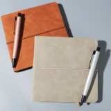 COZY NOTE - Elegant A6 Notebook with 120 Sheets and Document Pocket - Image 2