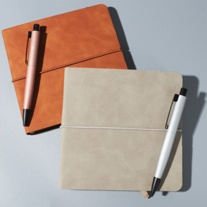 COZY NOTE - Elegant A6 Notebook with 120 Sheets and Document Pocket - Image 2