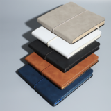 COZY NOTE - Elegant A6 Notebook with 120 Sheets and Document Pocket - Image 3