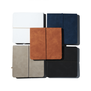 COZY NOTE - Elegant A6 Notebook with 120 Sheets and Document Pocket