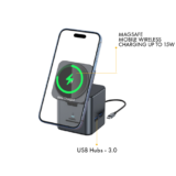 8n1 HUB MagCHARGER - All-in-One USB-C Hub with 15W MagSafe Wireless Charging - Image 5