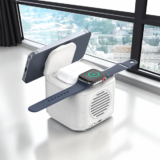 3 in 1 WHEAT BLAST Wireless Charger - 3-in-1 Wireless Charger with 5W Speaker - Image 3