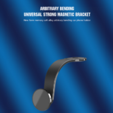 BENDI - 360° Free Rotation Magnetic Phone Holder in Soft Aluminium Alloy - Image 5