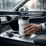 BAYAMO THERMO MUG White - Premium 230ml Double Wall Thermal Mug with Customizable Grip - Image 2