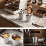ESPRESSO SET - Premium 2-Piece Double Wall Stainless Steel Espresso Cups - Image 2