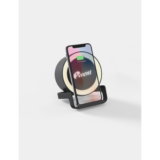 NIGHT LIGHT SPEAKER - Black Bluetooth Speaker with Wireless Charging and LED Display - Image 5