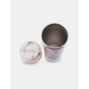 PRINT ME MUG WHITE – 500ml Double Wall Leak-Proof Mug with Customizable Print Surface, BPA-Free PS & 304SS - Image 3