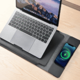 LAP-HOLD Dark Grey - Multifunctional Laptop Sleeve with 3-in-1 MagSafe Charger - Image 7