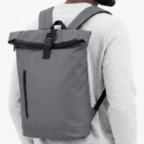 ROLLTOP BAG - Trendy Waterproof Backpack with Padded Laptop Pocket - Image 4