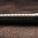 GUNNY PEN - Sleek Twist Gunblack Metal Pen with Smooth Blue Ink - Image 3