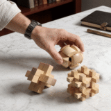 PUZZLE SET - 3-Piece Advanced Wooden Puzzle for Brain Training and Relaxation - Image 2
