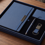 PRIME SET PLUS - Elegant Corporate Gift Set with PU Notebook, Metal Pen & RFID Card Holder - Image 5