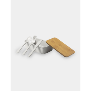 WHEAT LUNCH KIT - Eco-Friendly Reusable Lunch Box with Cutlery Set - Image 3