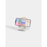 NIGHT LIGHT SPEAKER - Wheat - Eco-Friendly Bluetooth Speaker with Wireless Charging - Image 3