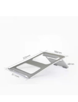 ALU LAPPY HOLDER - Ergonomic Aluminum Laptop Holder with Rubber Pads for Stability - Image 3
