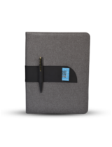 BUSINESS FOLDER - A4 Linen Folder with Pen Loop, Card Holder, and Accessory Pockets - Image 7