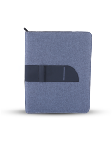 BUSINESS FOLDER - A4 Linen Folder with Pen Loop, Card Holder, and Accessory Pockets - Image 6