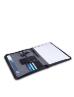BUSINESS FOLDER - A4 Linen Folder with Pen Loop, Card Holder, and Accessory Pockets