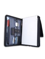 BUSINESS FOLDER - A4 Linen Folder with Pen Loop, Card Holder, and Accessory Pockets - Image 2