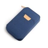 RPET TRAVI - Eco-Friendly Travel Wallet with Multiple Slots and Zipper Closure