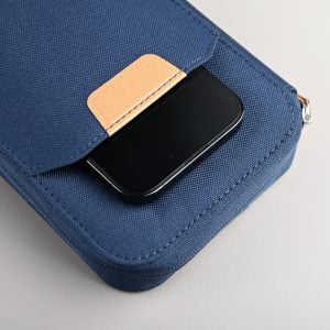 RPET TRAVI - Eco-Friendly Travel Wallet with Multiple Slots and Zipper Closure - Image 3