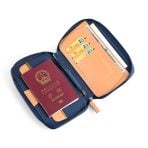 RPET TRAVI - Eco-Friendly Travel Wallet with Multiple Slots and Zipper Closure - Image 2