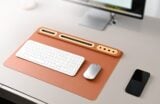 SOFTIDESK ORGANIZER - Eco-Friendly Desk Mat with Bamboo Holders for Ultimate Organization - Image 4