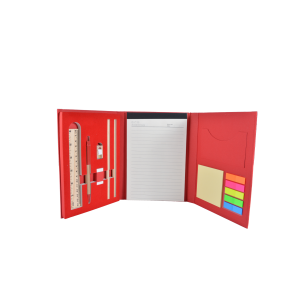 TRI-FOLD STATIONERY SET - All-in-One Stationery Organizer with Craft Paper Cover - Image 3