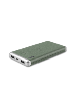 LEATHER WIRELESS - Stylish 8000mAh Wireless Power Bank with PU Leather Finish - Image 4