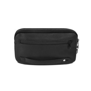ANTI THEFT CLUTCH Pouch Black - Elegant Pouch and Secure Pouch with Password Lock - Image 2