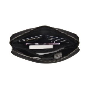 ANTI THEFT CLUTCH Pouch Black - Elegant Pouch and Secure Pouch with Password Lock - Image 4