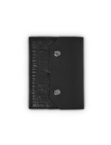 CROCO PASSPORT - Luxurious Crocodile Leatherette Passport Holder with Notepad - Image 3