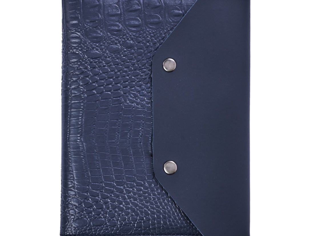 A5 CROCONOTE - Elegant Crocodile Leatherette A5 Notebook Organizer