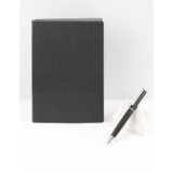 AGENDA - Classy Soft PU Notebook with 120 Sheets in Unique Corrugated Design - Image 2