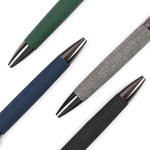 STELLAR PEN - Eco-Friendly Metal Pen with Recycled PU Body and Chrome Plated Clip - Image 2