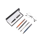 DELUXE PEN - Classy Metal Pen with PU Cover for a Luxurious Writing Experience - Image 2