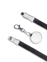 3 in1 LANYARD - Versatile Charging Cable for iOS, Android, and Type-C Devices